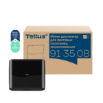 Мини-диспенсер для листовых полотенец Tellus черный моносложение HT3 913508