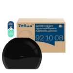 Диспенсер для туалетной бумаги Tellus черный в Джамбо рулонах TP1 921008