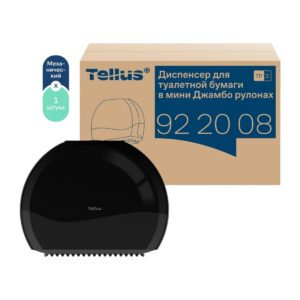Диспенсер для туалетной бумаги Tellus черный в мини Джамбо рулонах TP2 922008